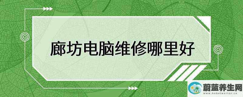 廊坊电脑维修哪里好，廊坊有很多专业的电脑维修服务机构